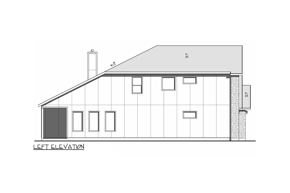 The "Xander" elevation drawing 1