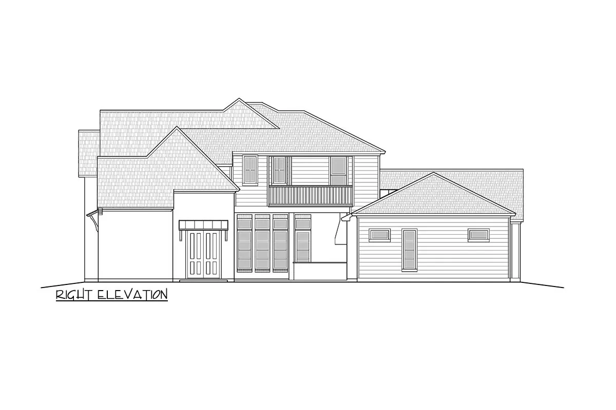 The "Maple" elevation drawing 2