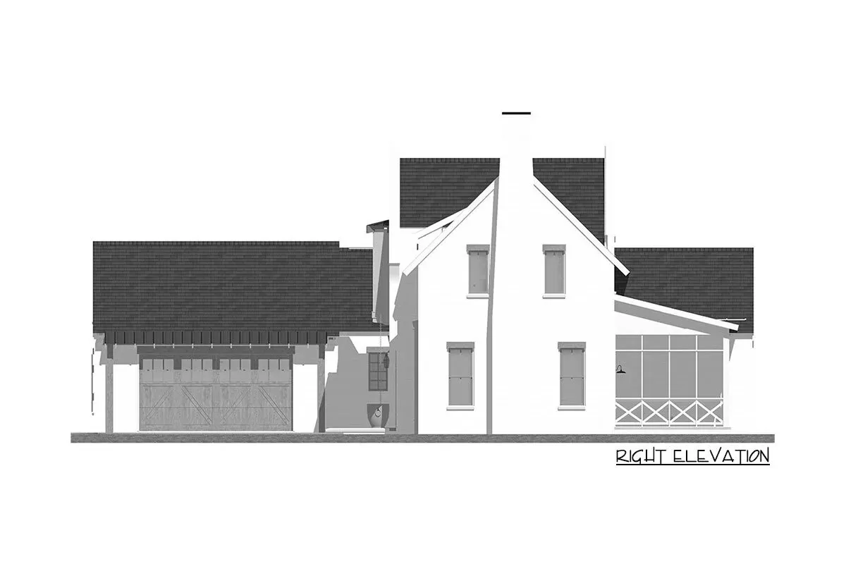 The "Oasis" elevation drawing 1