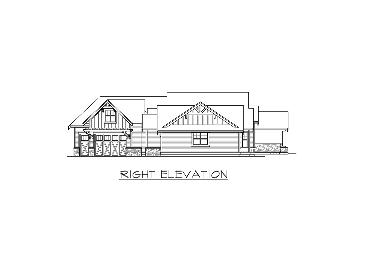The "Forge" elevation drawing 6