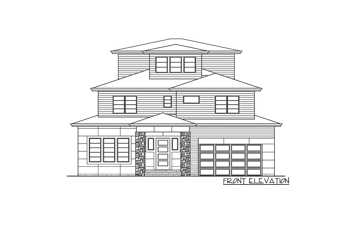 The "Polaris" elevation drawing 1