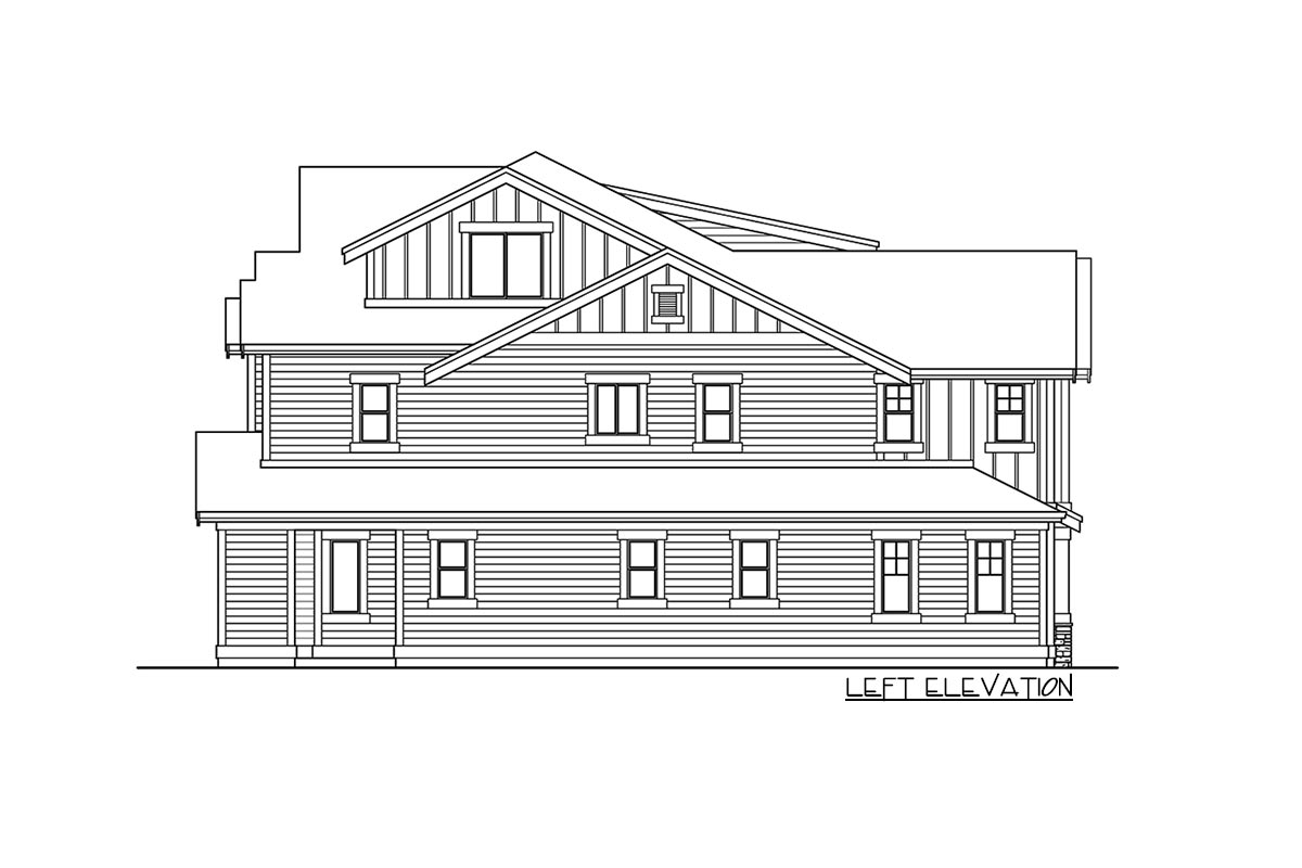 The "Hickory" elevation drawing 2