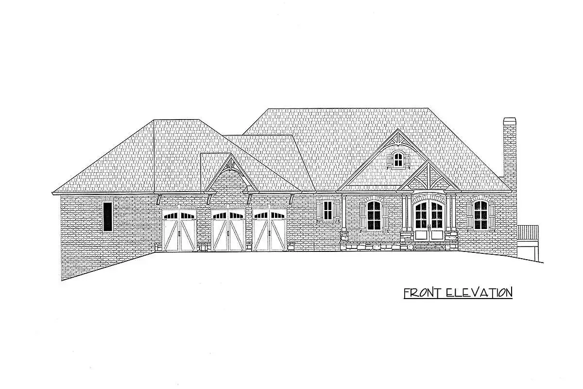 The "Sunset" elevation drawing 2