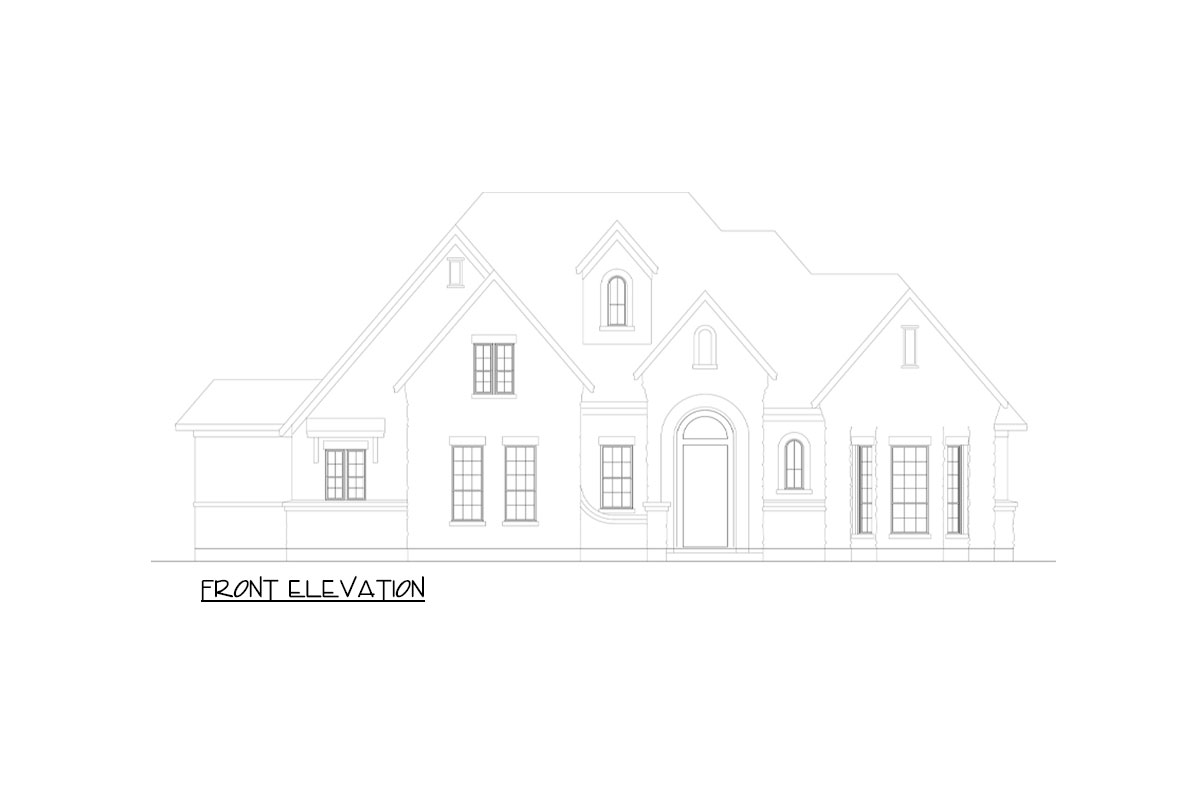 The "Harcourt" elevation drawing 1