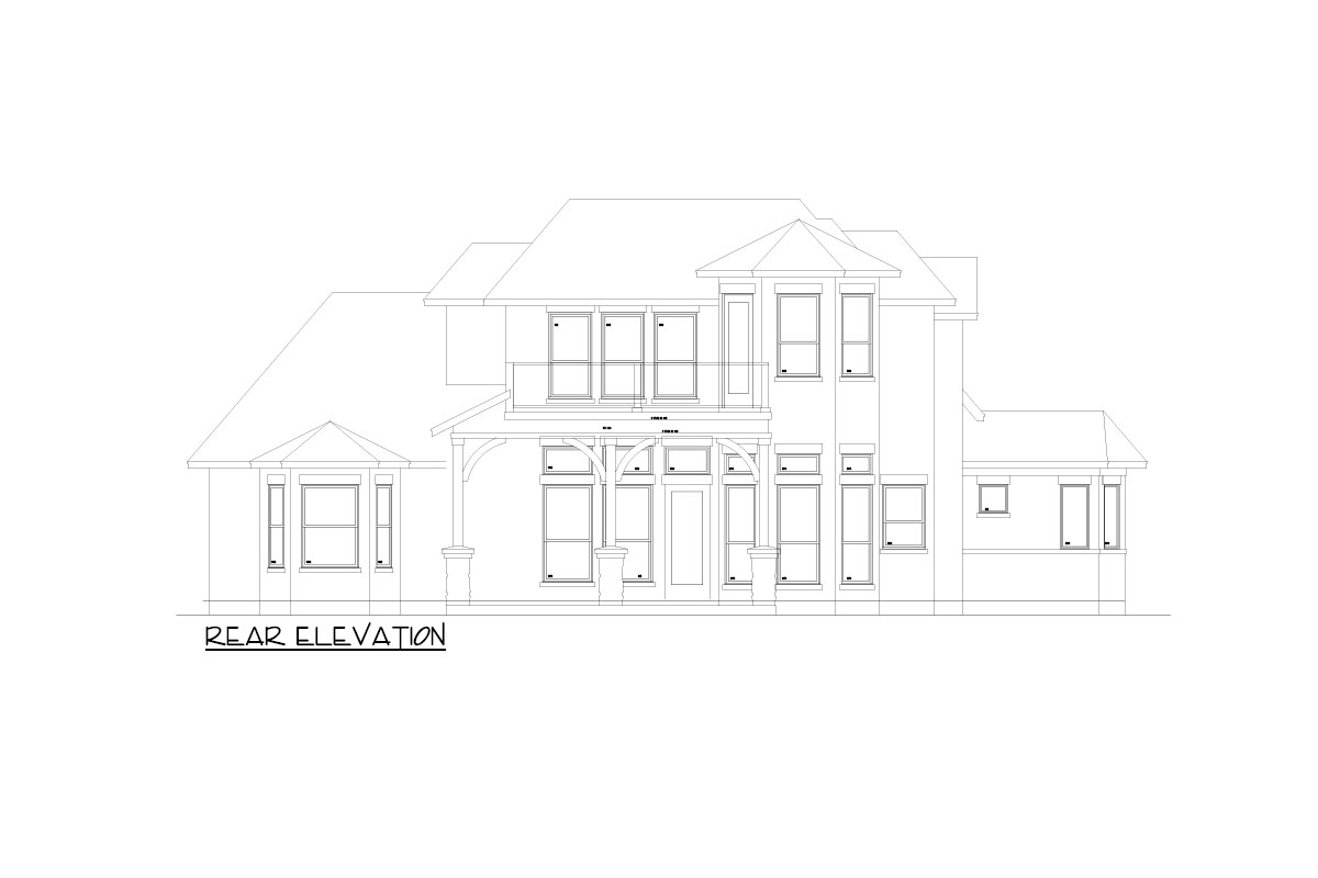 The "Harcourt" elevation drawing 3