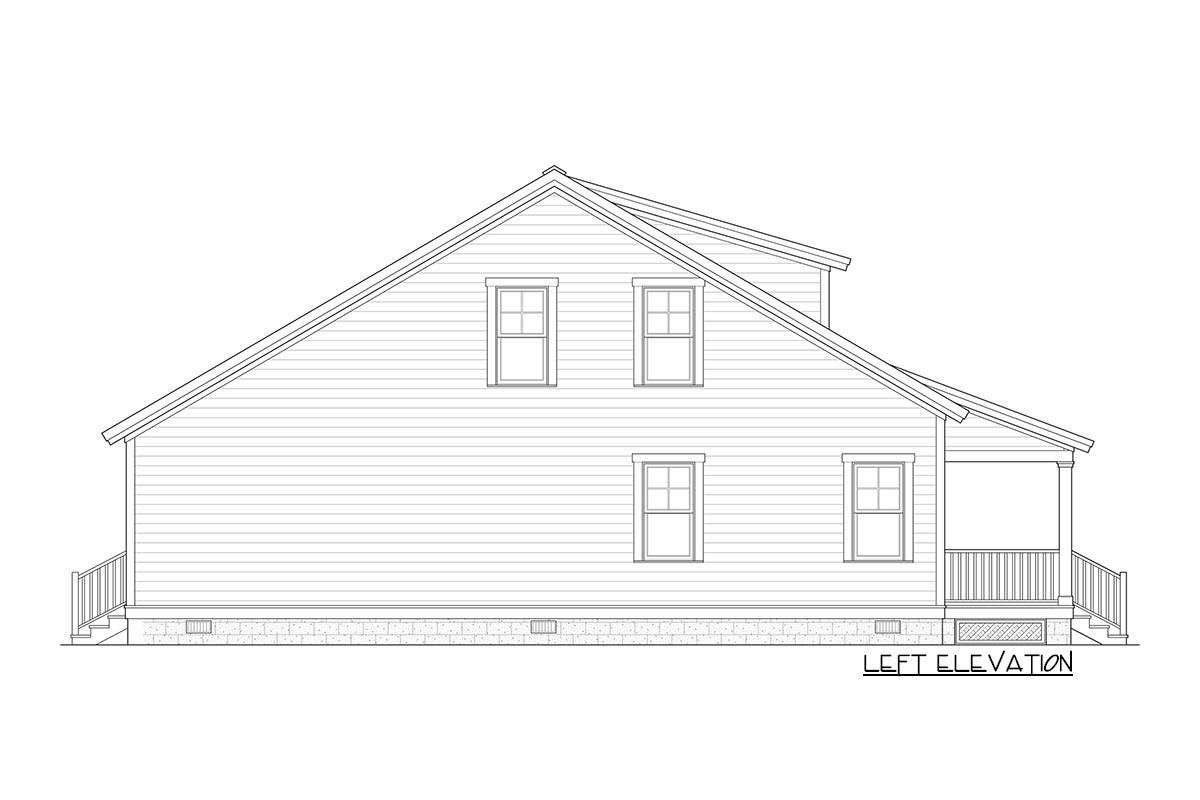 The "Hollis" elevation drawing 2