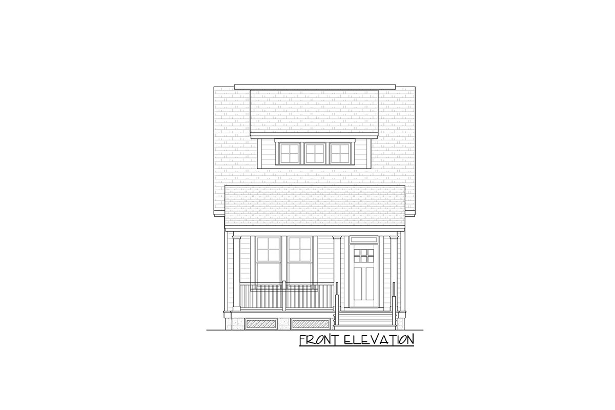 The "Hollis" elevation drawing 1