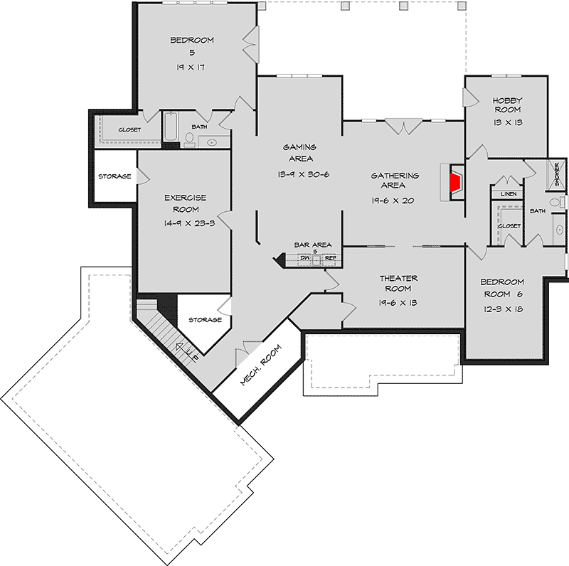 Floor plan drawing 4