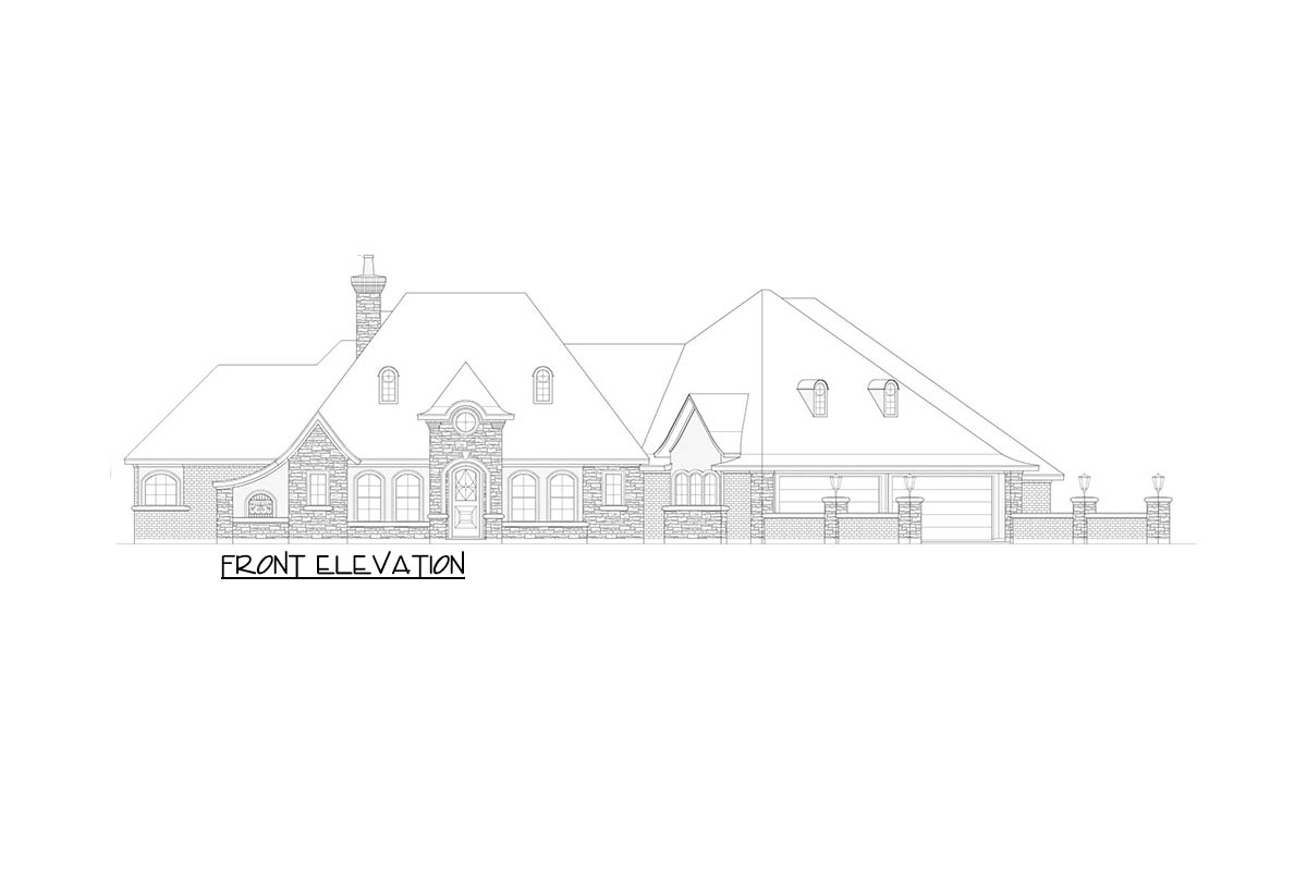 The "Tulle" elevation drawing 1