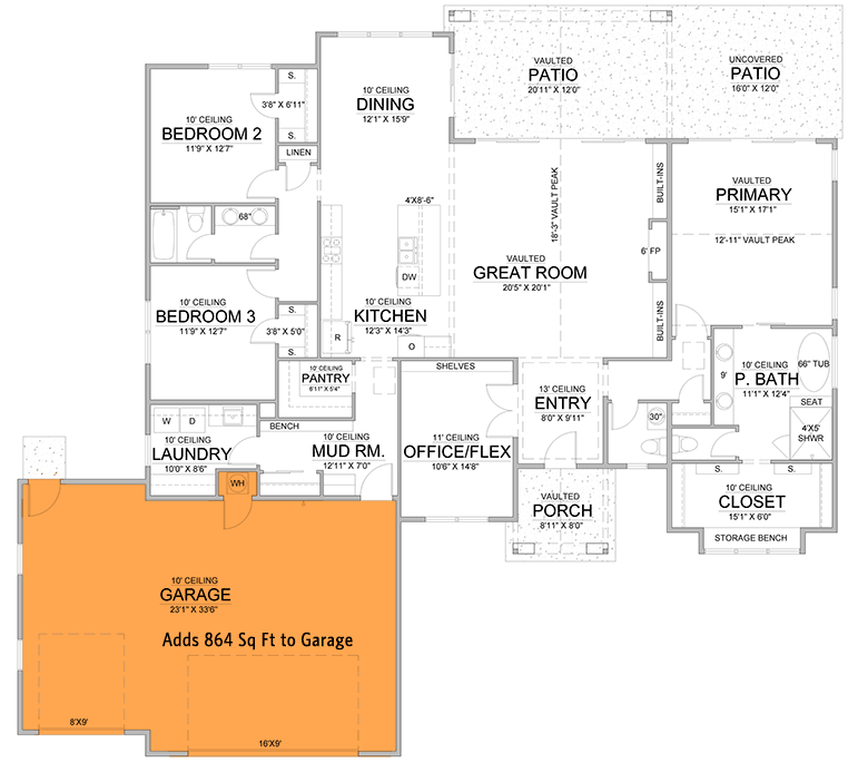 Floor plan drawing 4