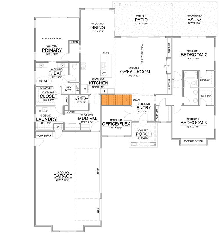 Floor plan drawing 4