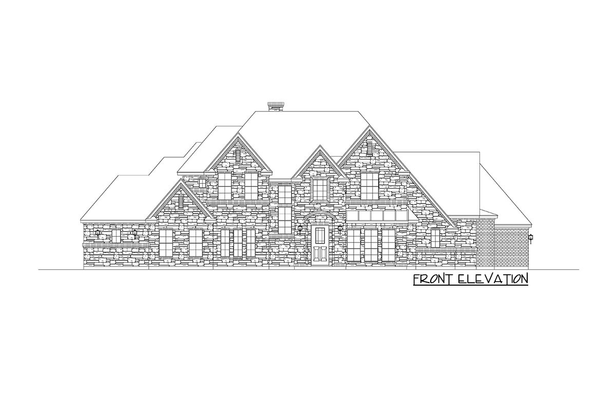 The "Emerson" elevation drawing 1