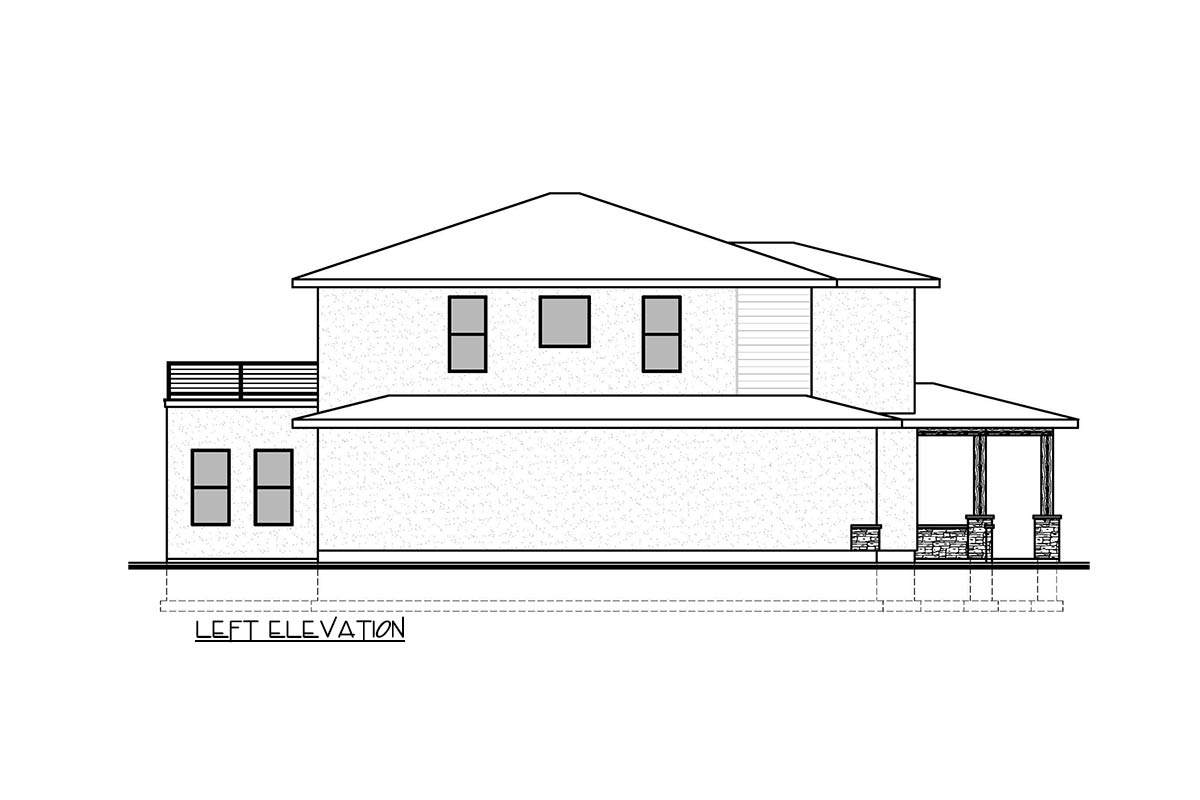 The "Lattice" elevation drawing 2