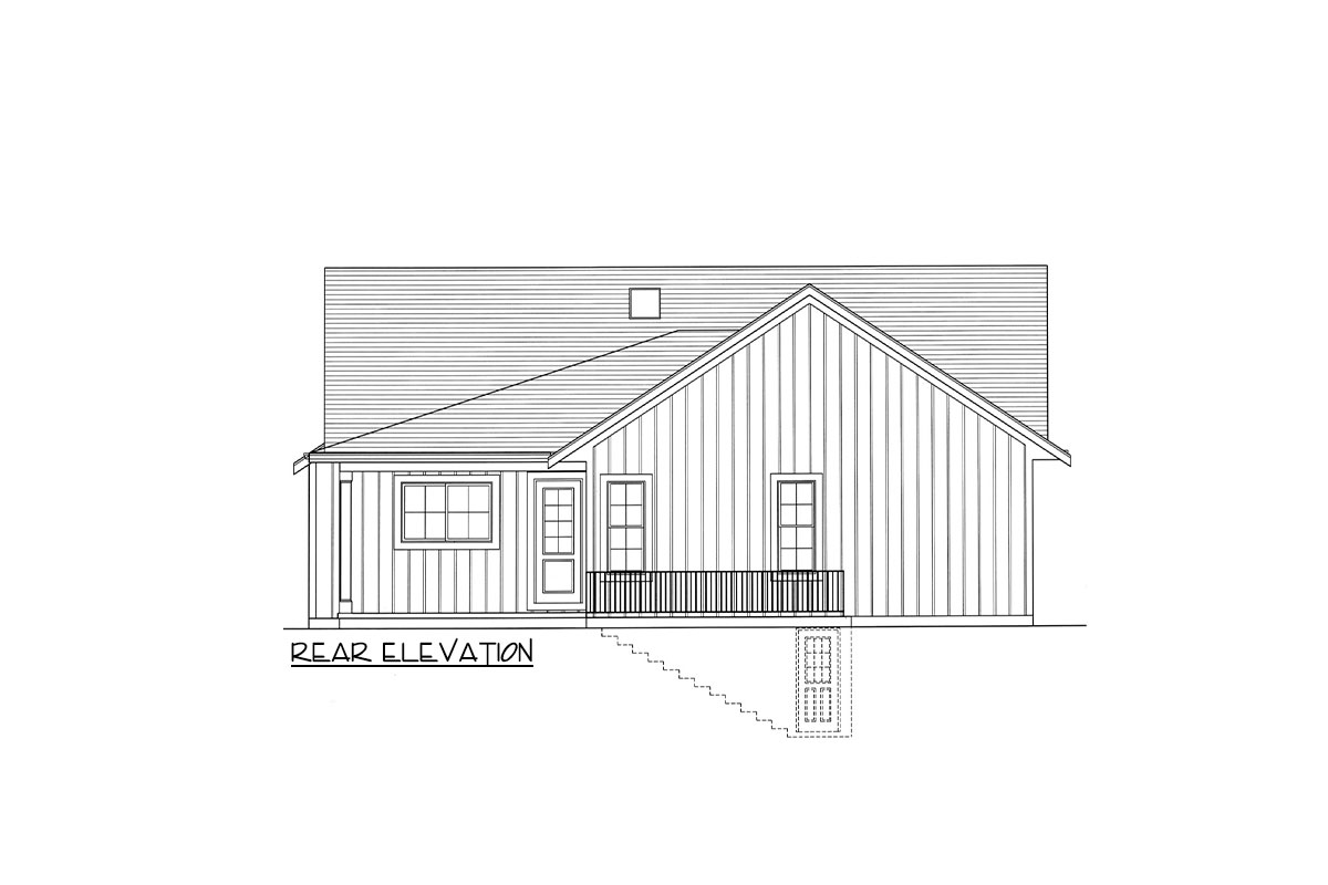 The "Hickorywood" elevation drawing 2