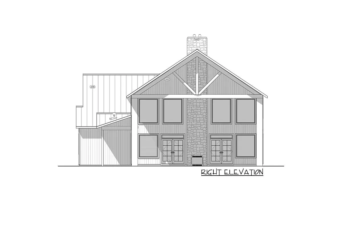 The "Ash" elevation drawing 2