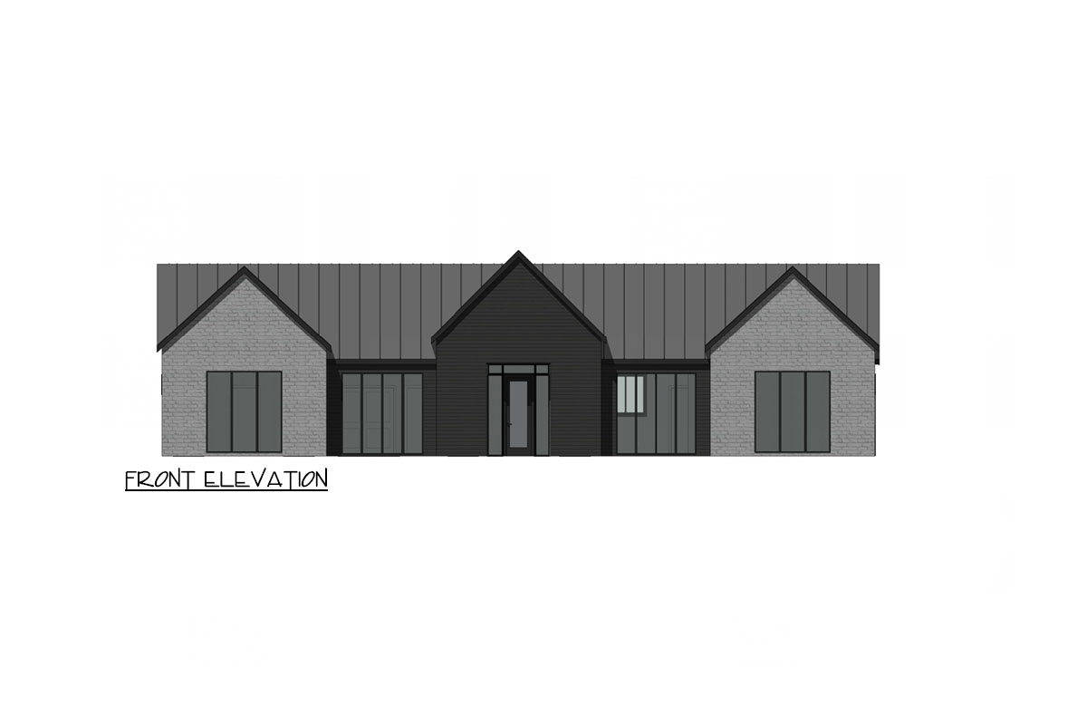 The "Fernwood" elevation drawing 1