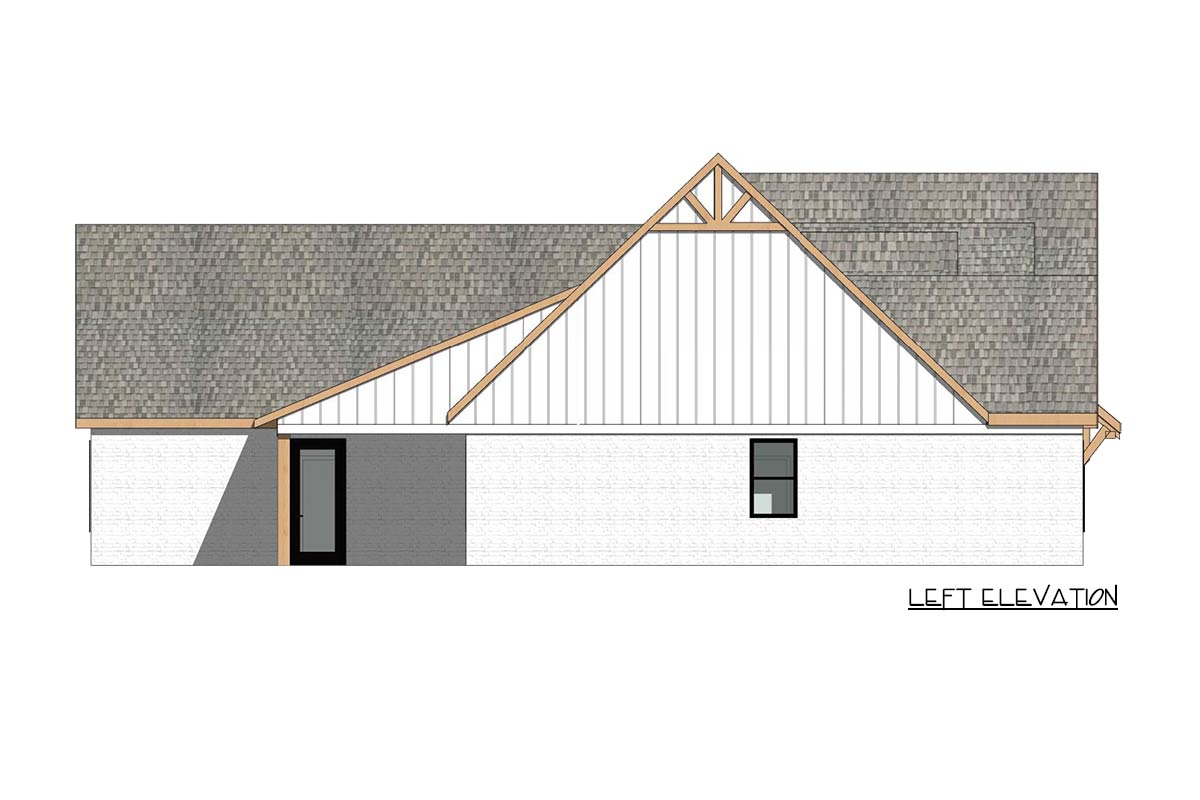 The "Pinegrove" elevation drawing 2