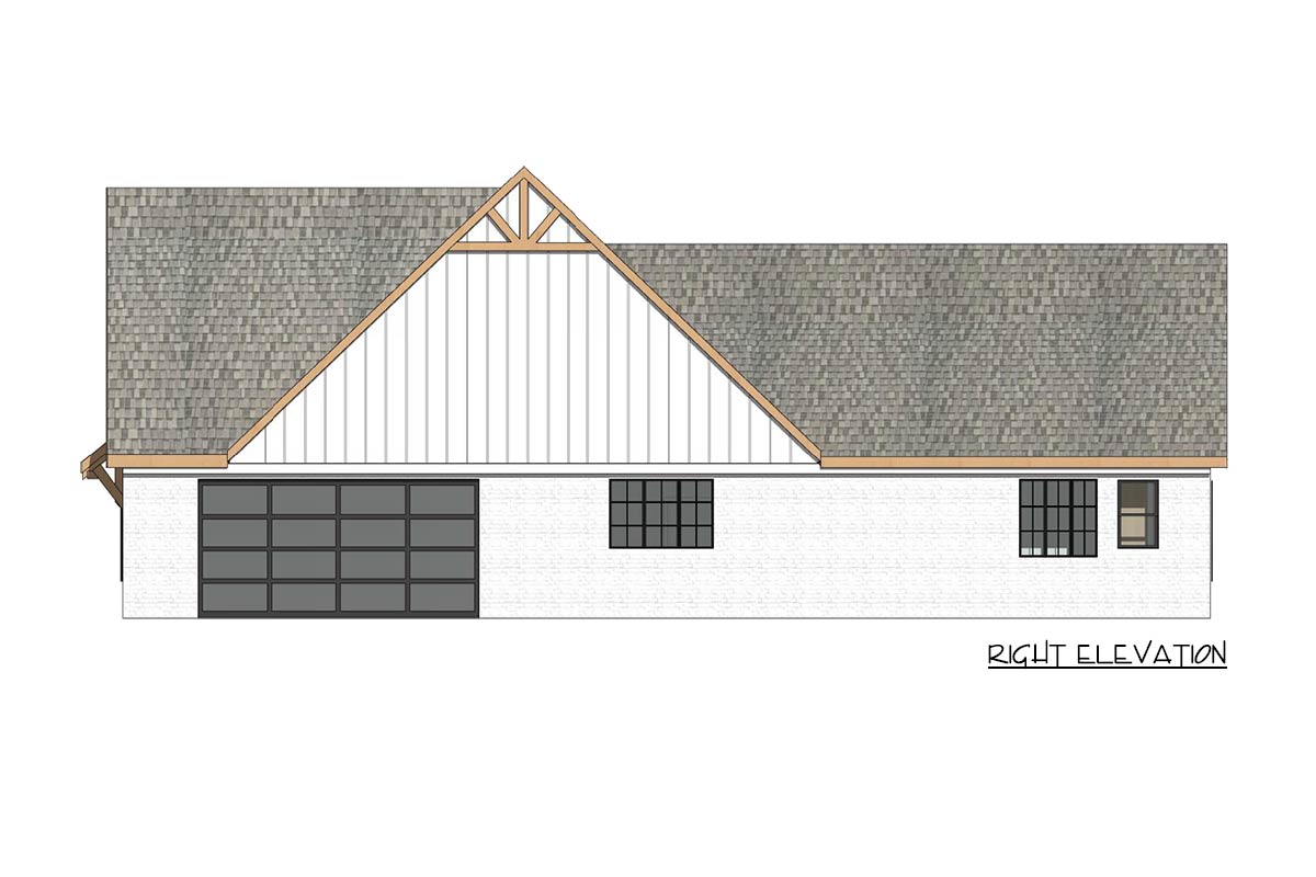 The "Pinegrove" elevation drawing 4
