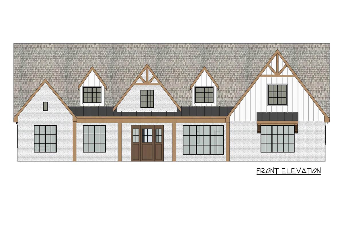 The "Pinegrove" elevation drawing 1
