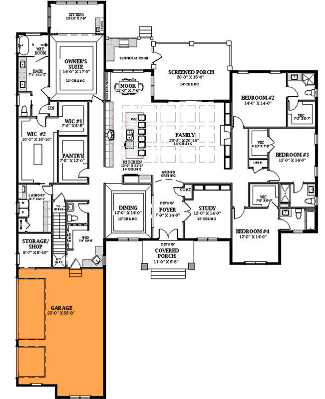 Floor plan drawing 4