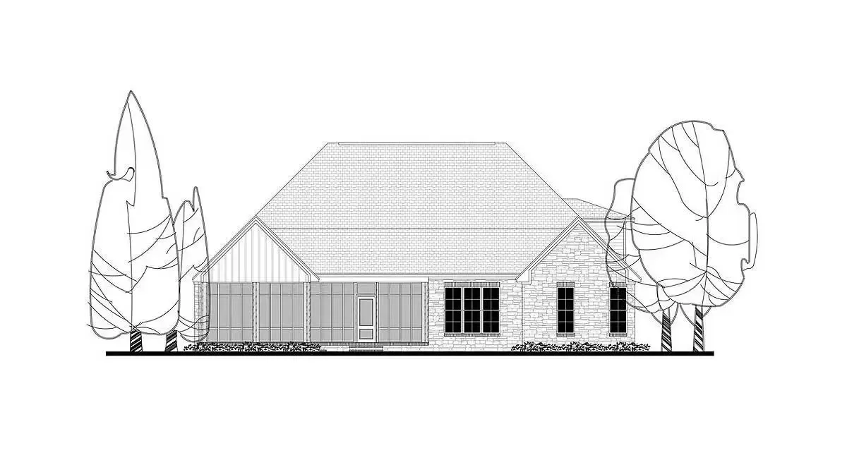 The "Chestnut" elevation drawing 1