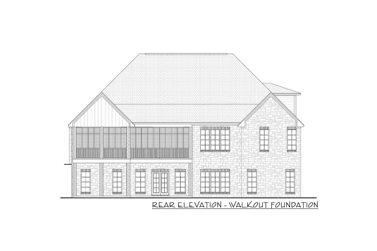 The "Cedarlog" elevation drawing 2