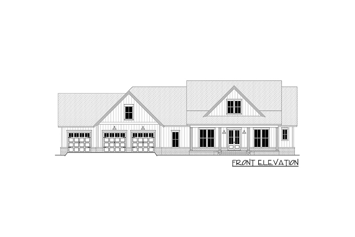 The "Thornwood" elevation drawing 1