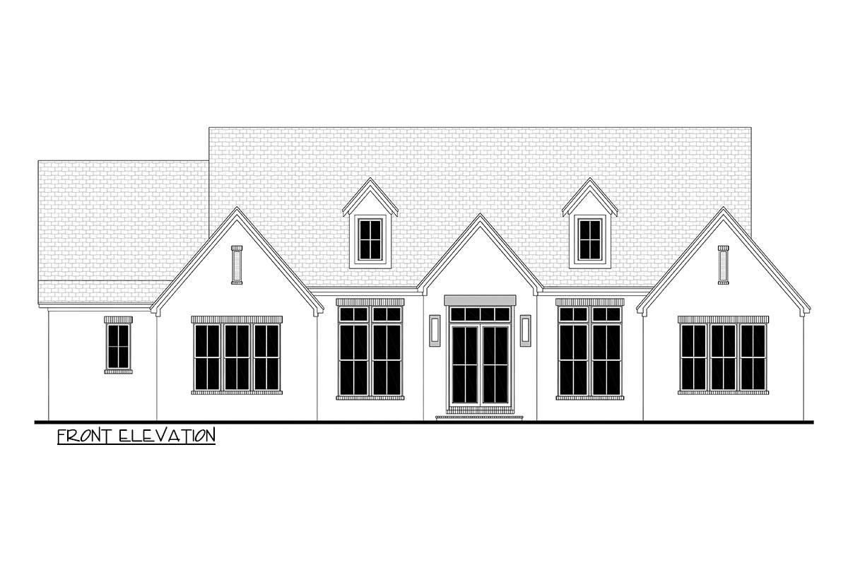 The "Juniper" elevation drawing 1