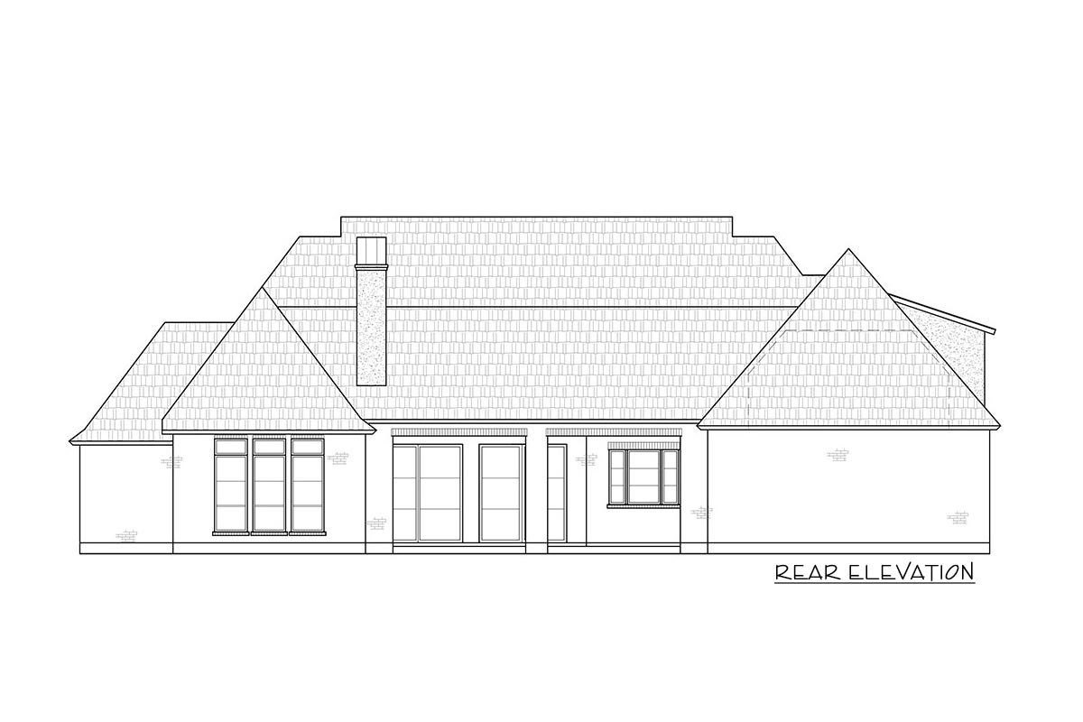 The "Abernathy" elevation drawing 1