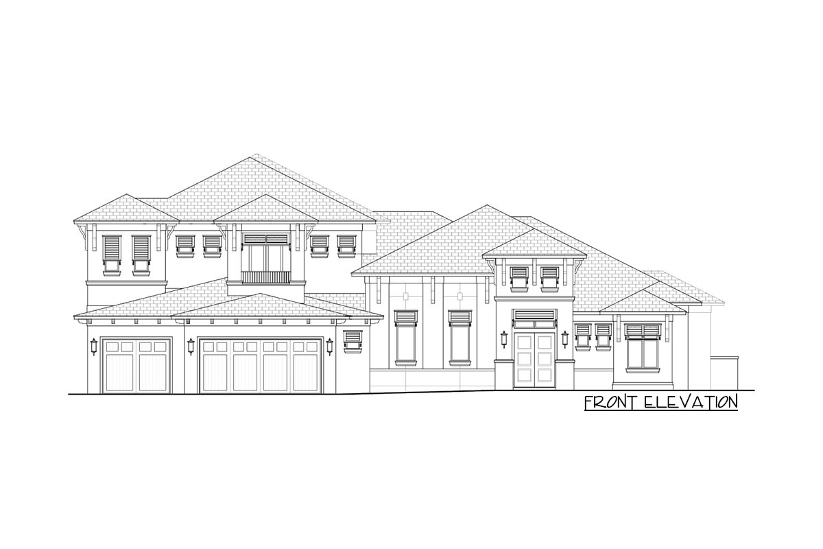 The "Fairwick" elevation drawing 1