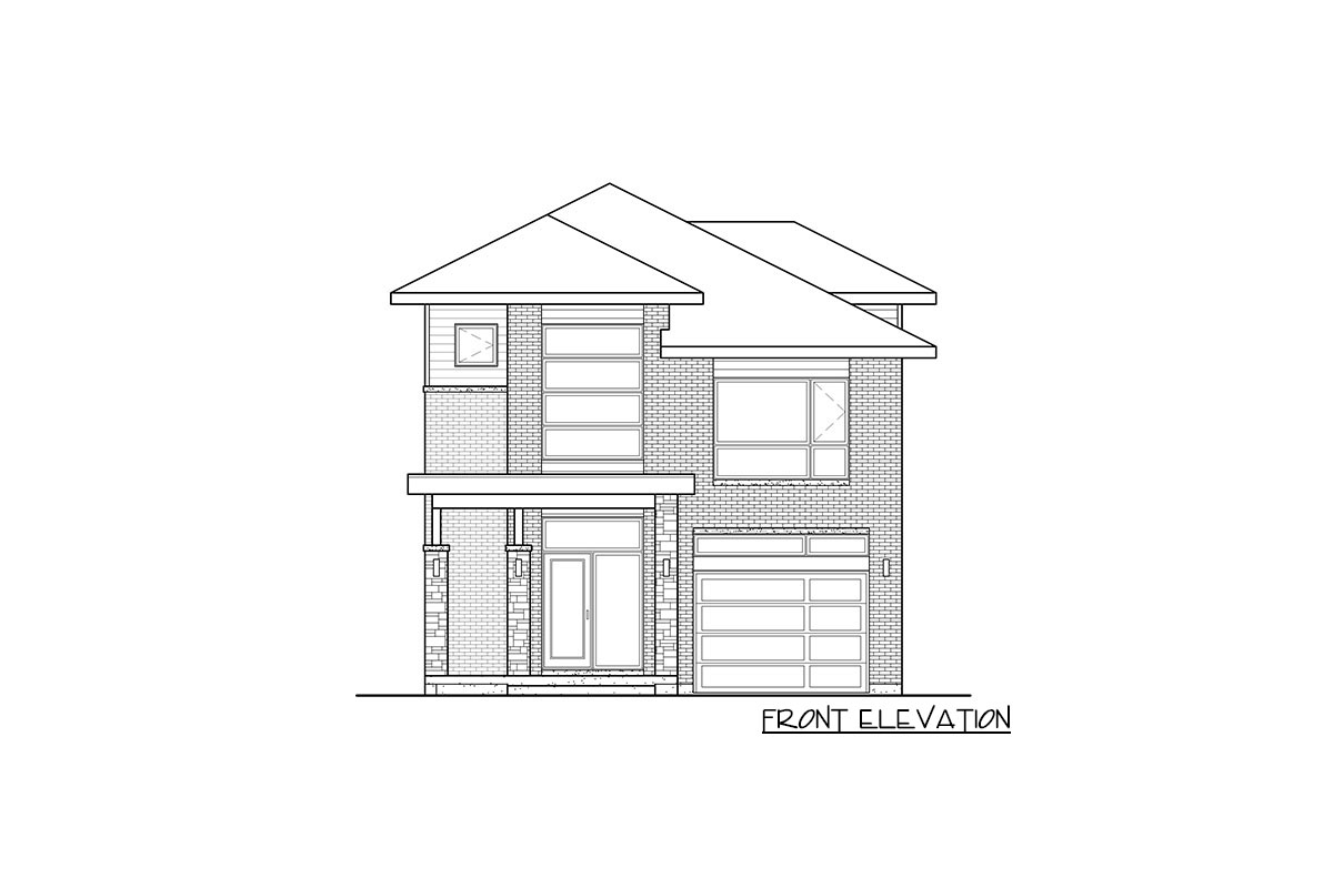 The "Ivory" elevation drawing 1