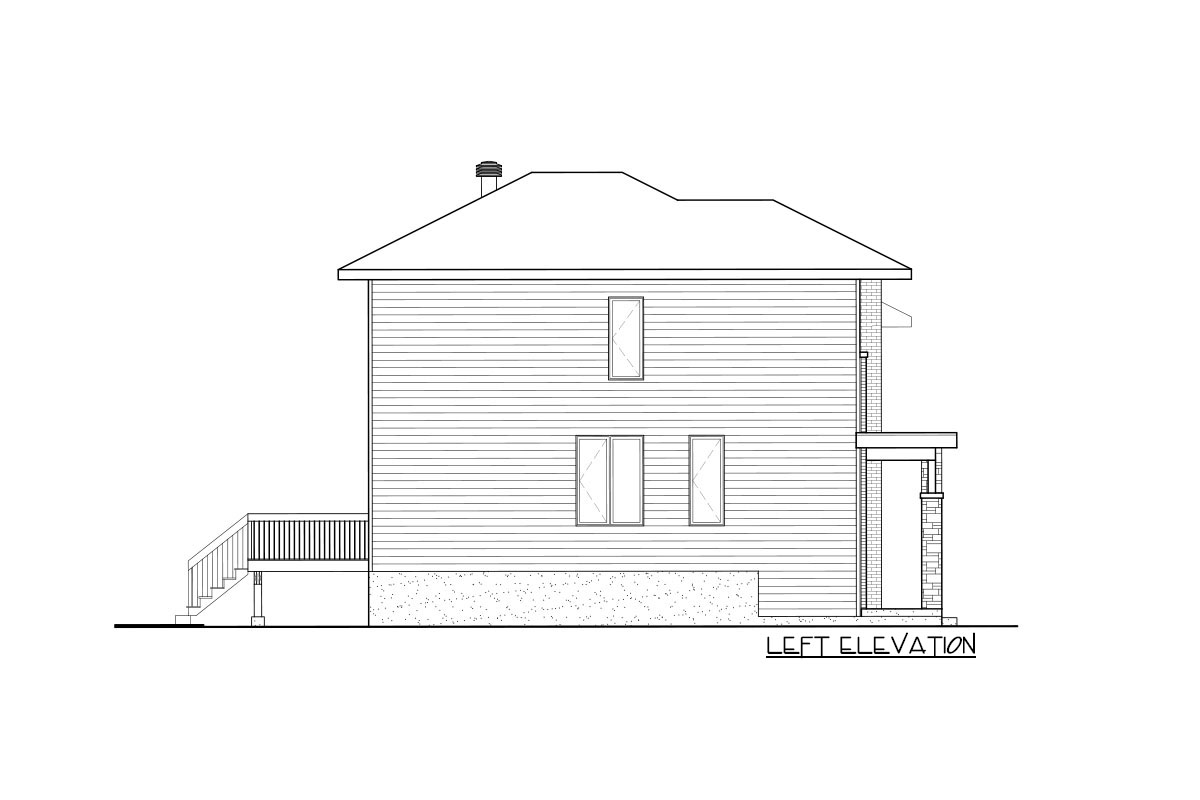 The "Ivory" elevation drawing 2