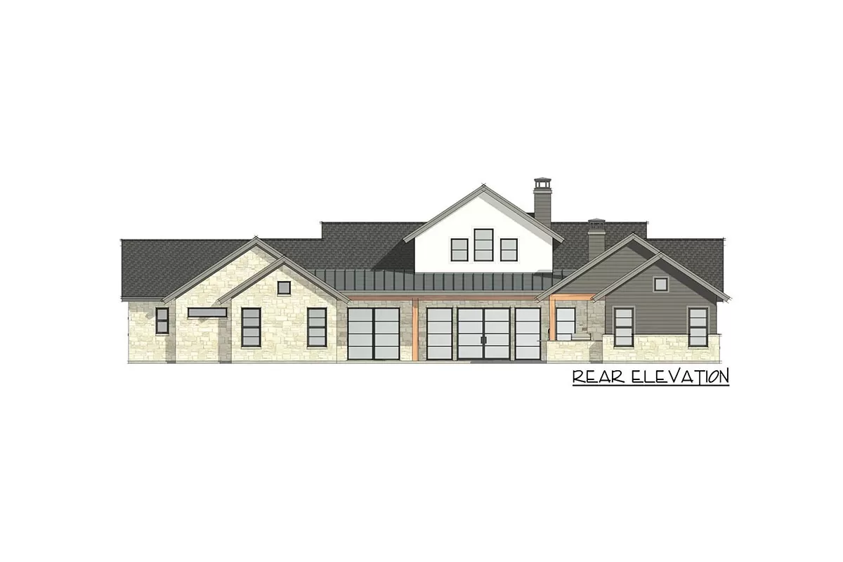 The "Savannah" elevation drawing 2
