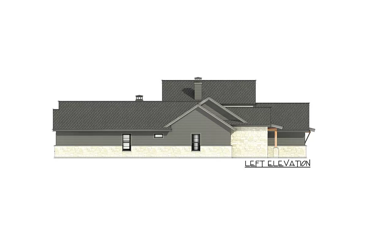 The "Savannah" elevation drawing 3