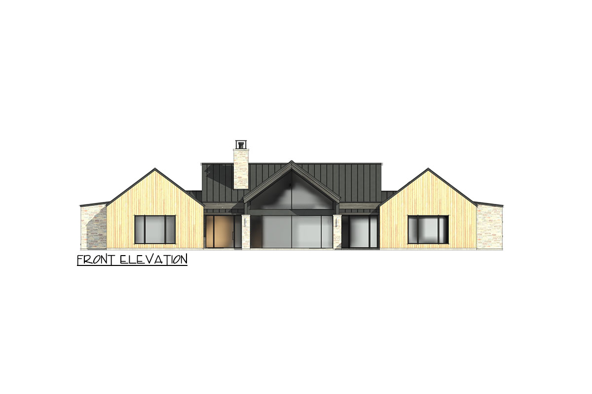 The "Burrowfield" elevation drawing 1