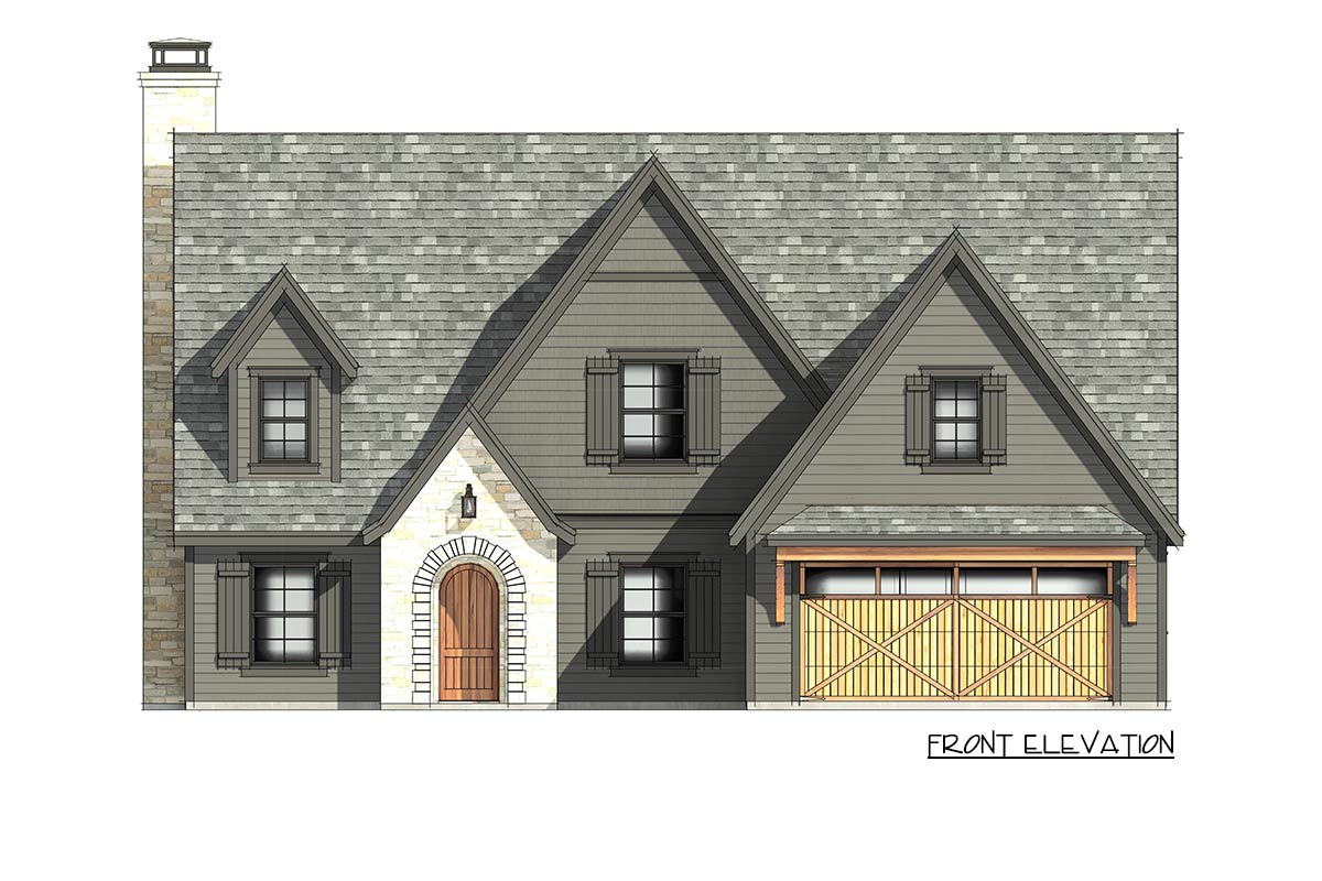 The "Colton" elevation drawing 1
