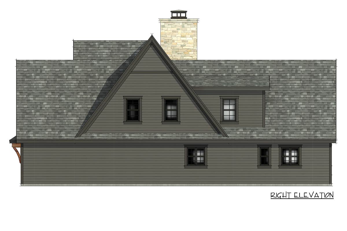 The "Colton" elevation drawing 4