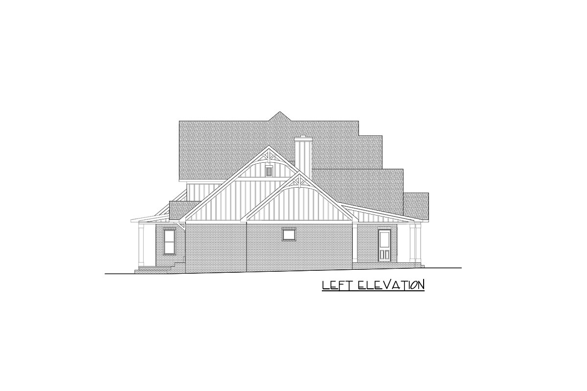 The "Lakeshore" elevation drawing 2