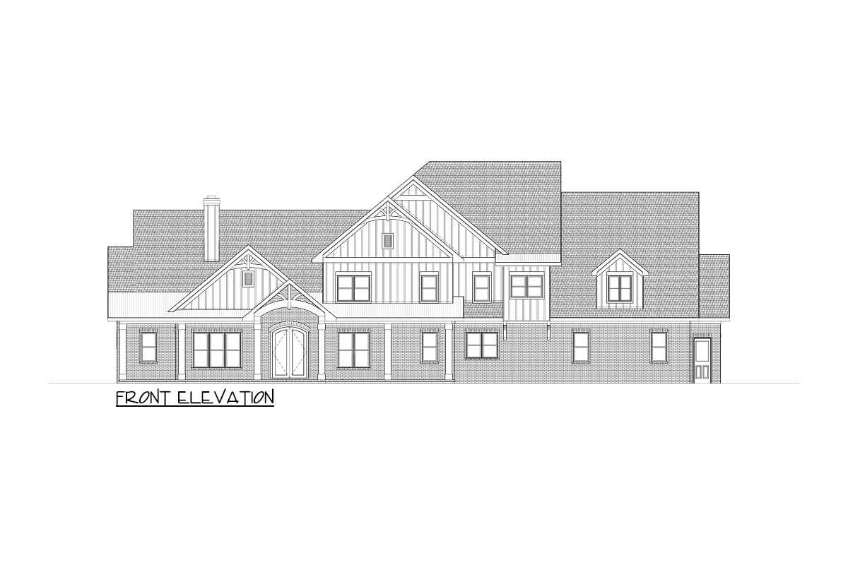 The "Lakeshore" elevation drawing 1