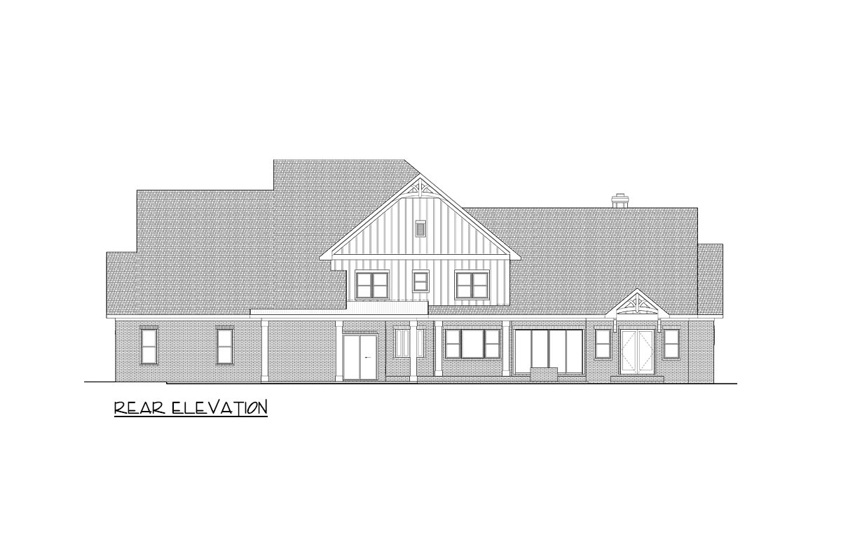 The "Lakeshore" elevation drawing 3