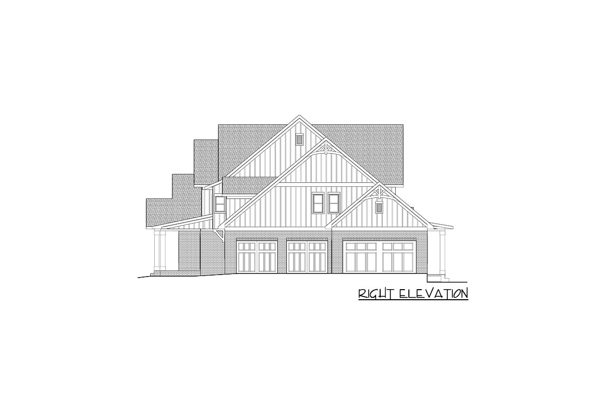 The "Lakeshore" elevation drawing 4