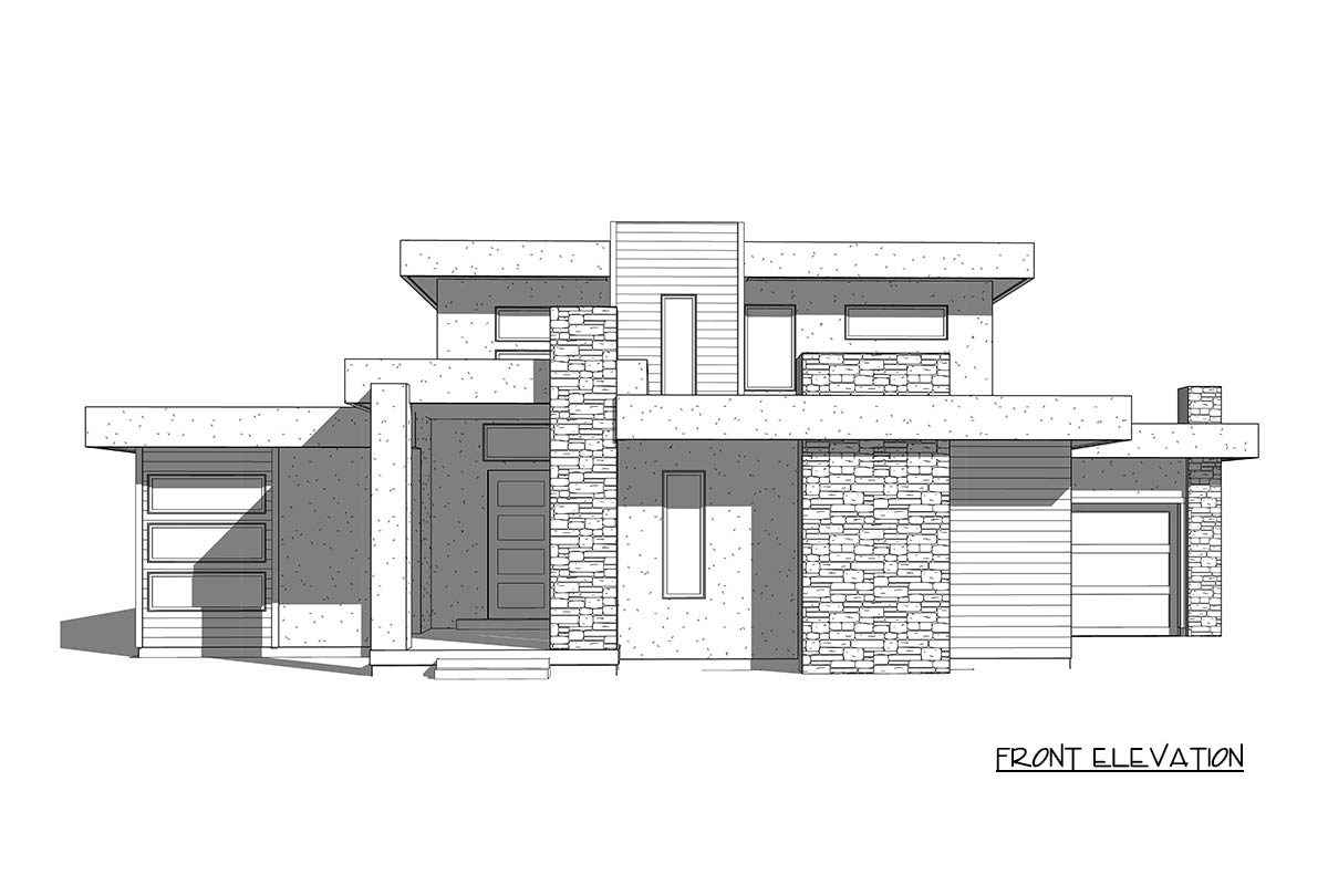 The "Kinetic" elevation drawing 1