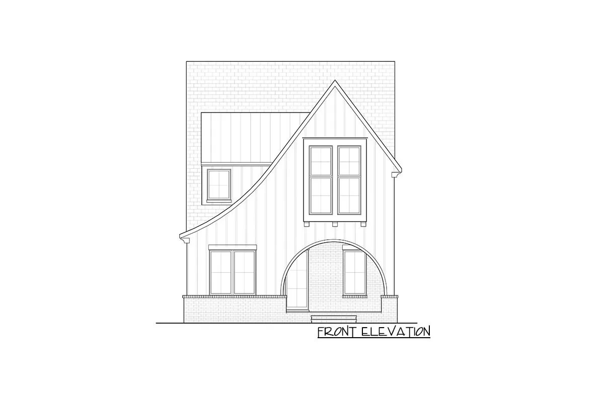 The "Raindrop" elevation drawing 4
