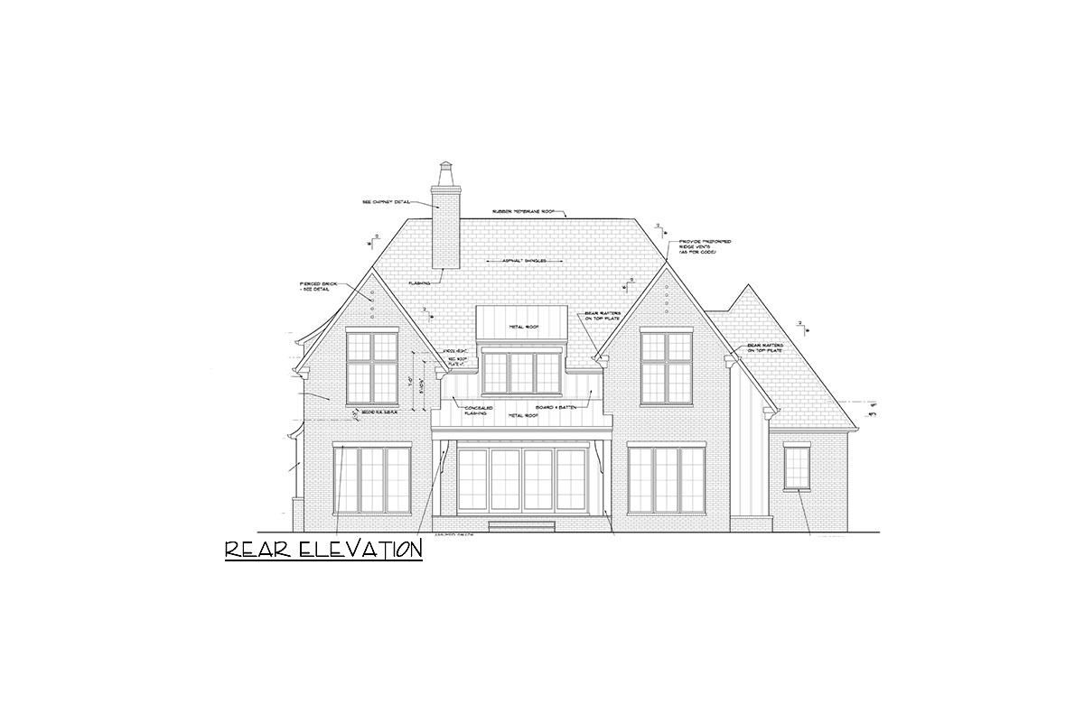 The "Kingsley" elevation drawing 2
