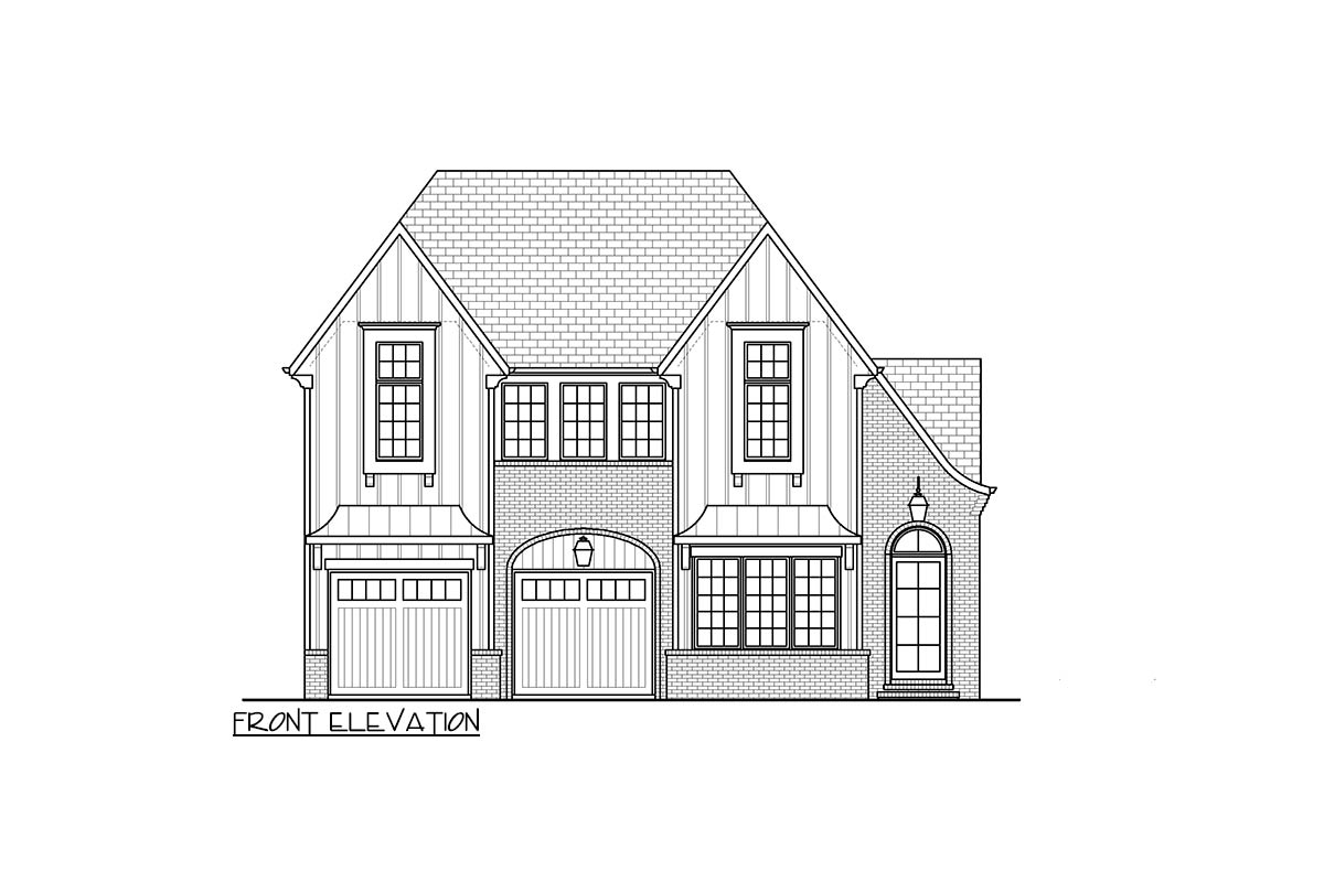 The "Briar" elevation drawing 1