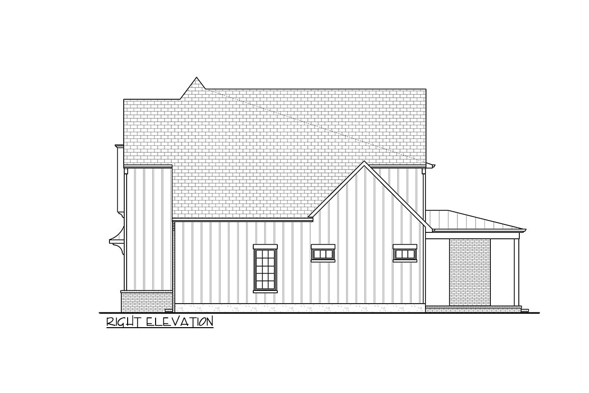 The "Briar" elevation drawing 4