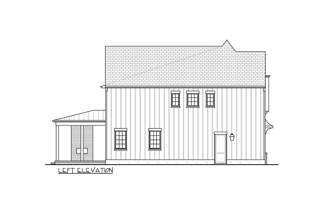 The "Briar" elevation drawing 2
