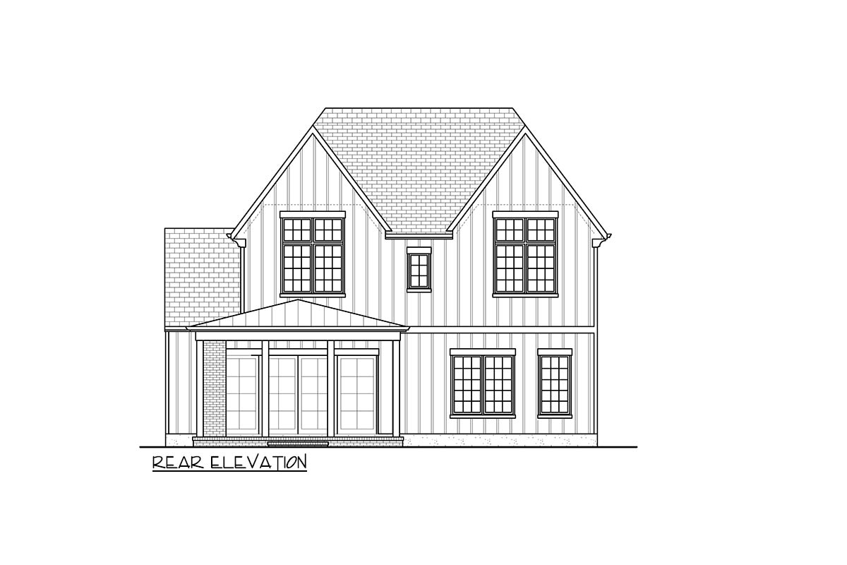 The "Briar" elevation drawing 3