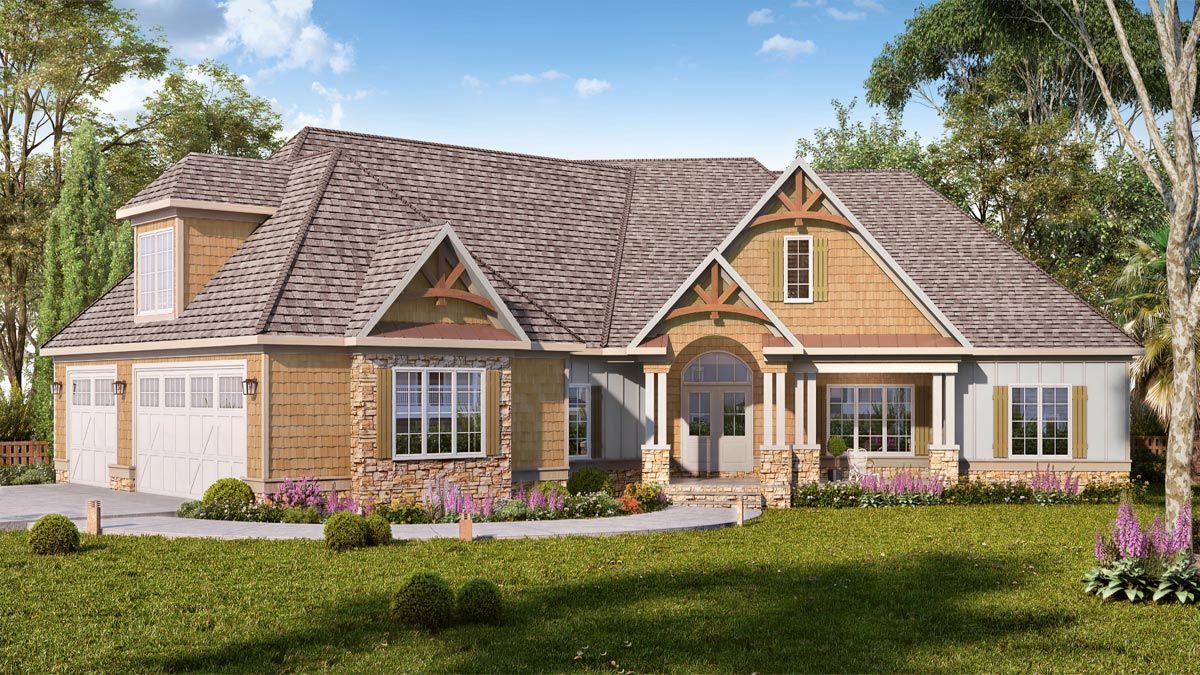 The Woodmere exterior rendering