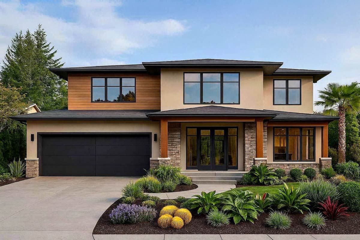 The Lattice exterior rendering
